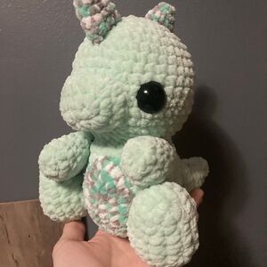 Mint Green Dinosaur Plush!